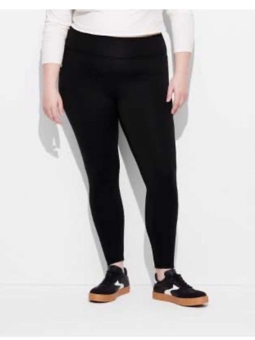 Butterbliss Plus-Size High-Rise Black Leggings